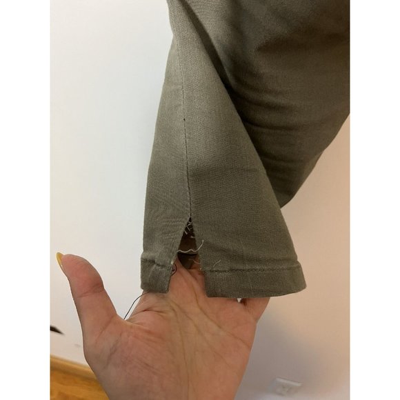 Capri Pants by Democracy Size 12 Olive green Color For Women Comfortable - Picture 5 of 5